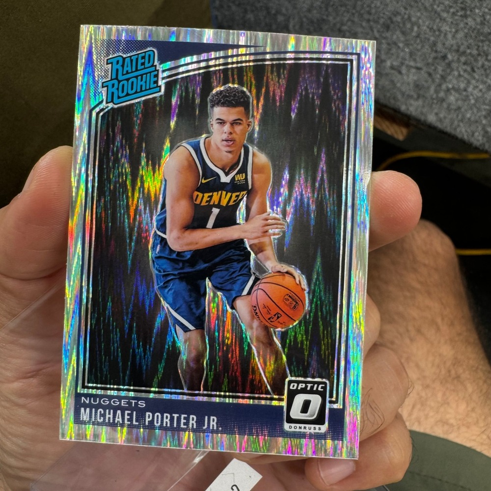 Panini,Trading Card,Mens,OS Michael Porter Jr Rated Rookie Silver Shock Prizm